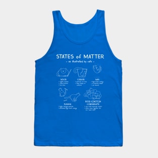 States of Matter, illustrated with cats Tank Top